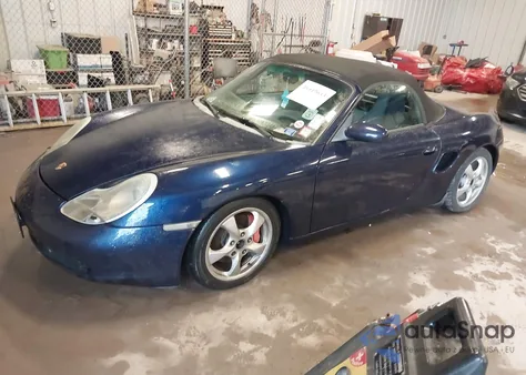 2002 Porsche Boxster S z USA, uszkodzony, nr VIN WP0CB29892U663154